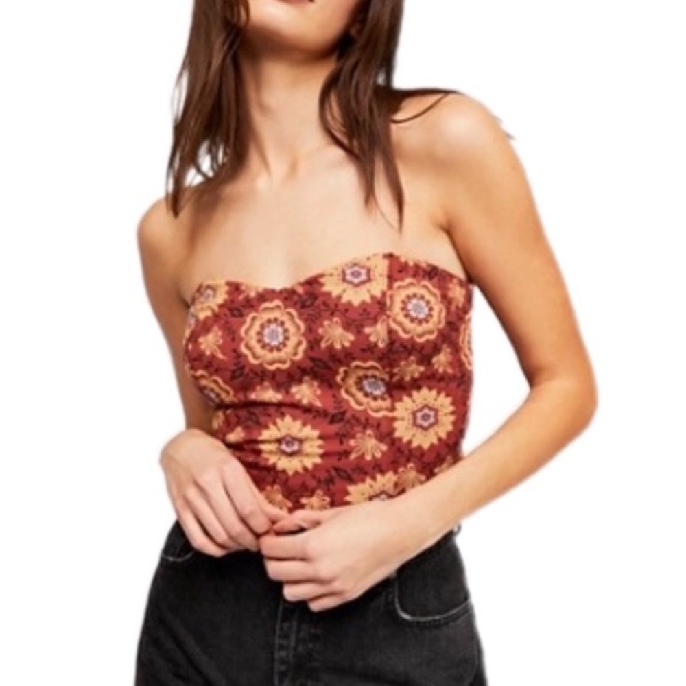 Daisy Chain Tie Back Tube Top